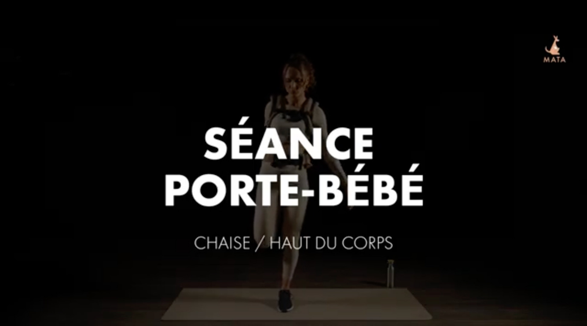 SÉANCE HAUT DU CORPS AVEC PORTE-BÉBÉ (et chaise)
